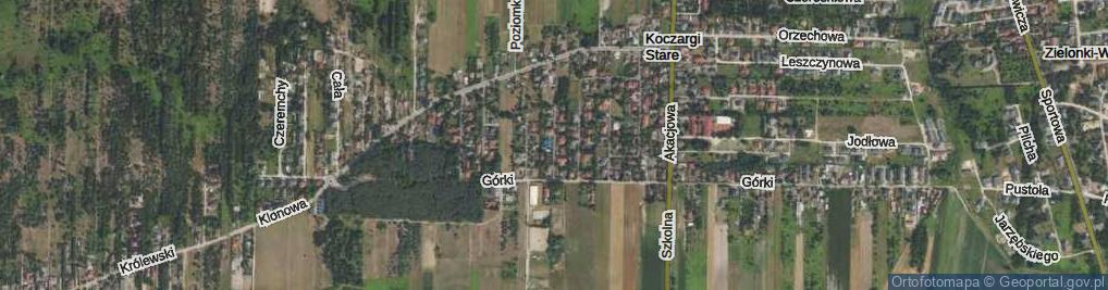 Zdjęcie satelitarne Brzozowa ul.